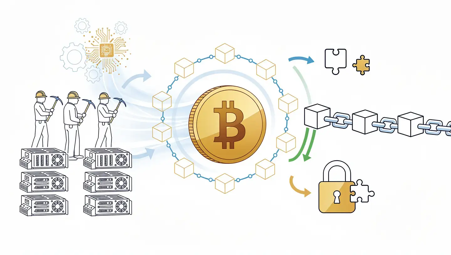 Bitcoin mining and proof of work