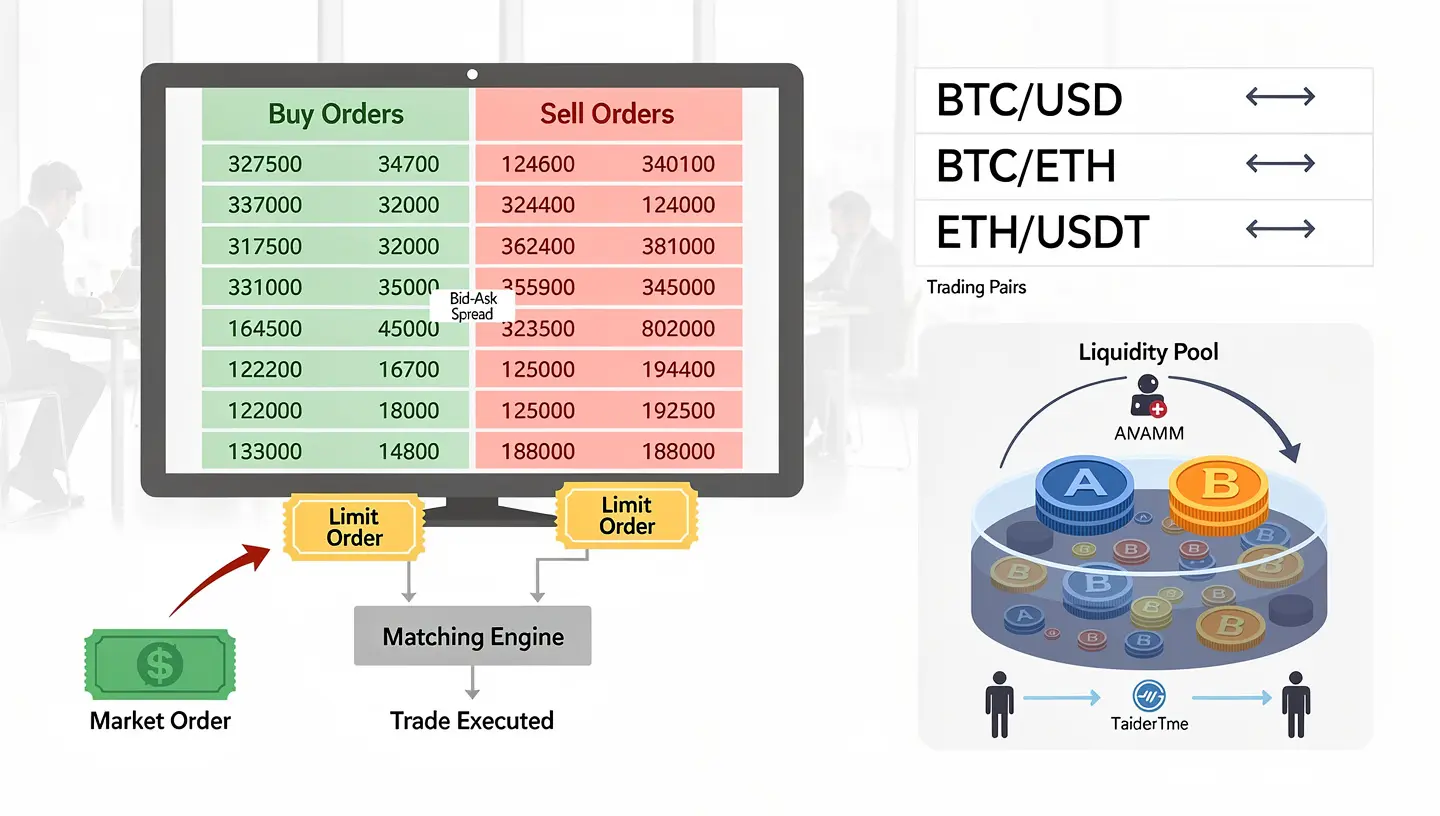 How does a crypto exchange work