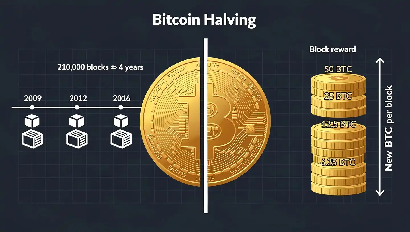 How does the Bitcoin halving work