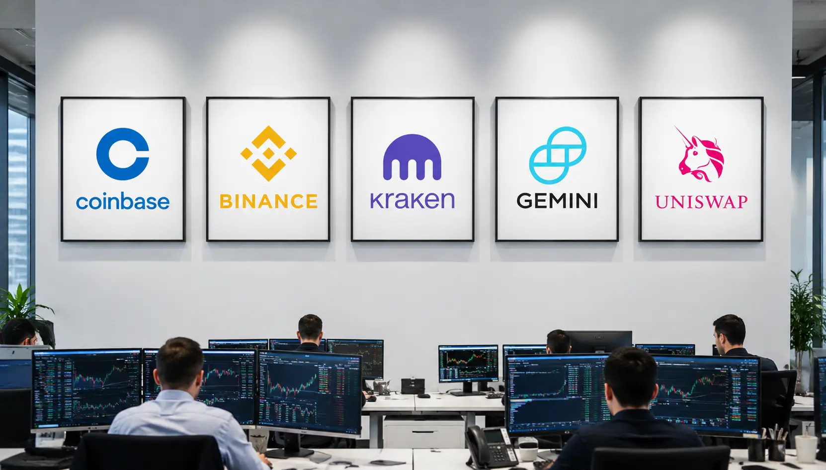 Popular crypto exchanges