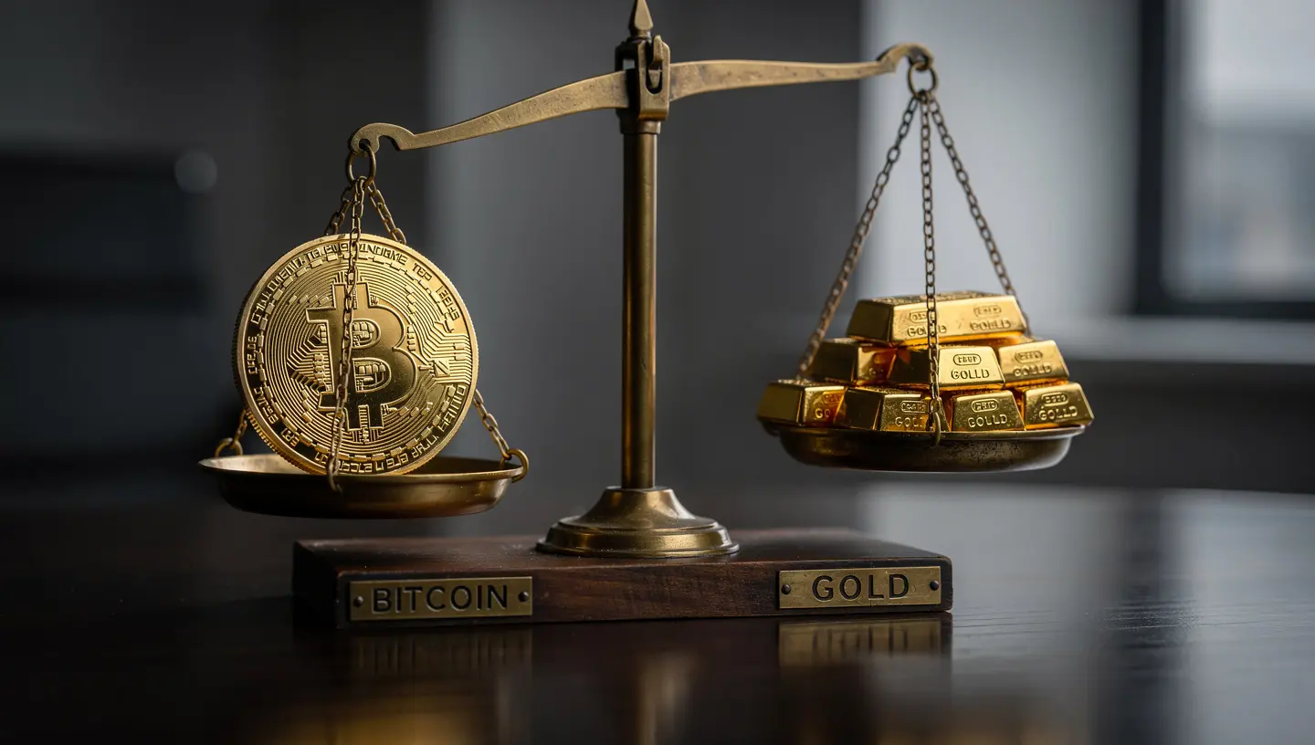 Bitcoin vs. gold