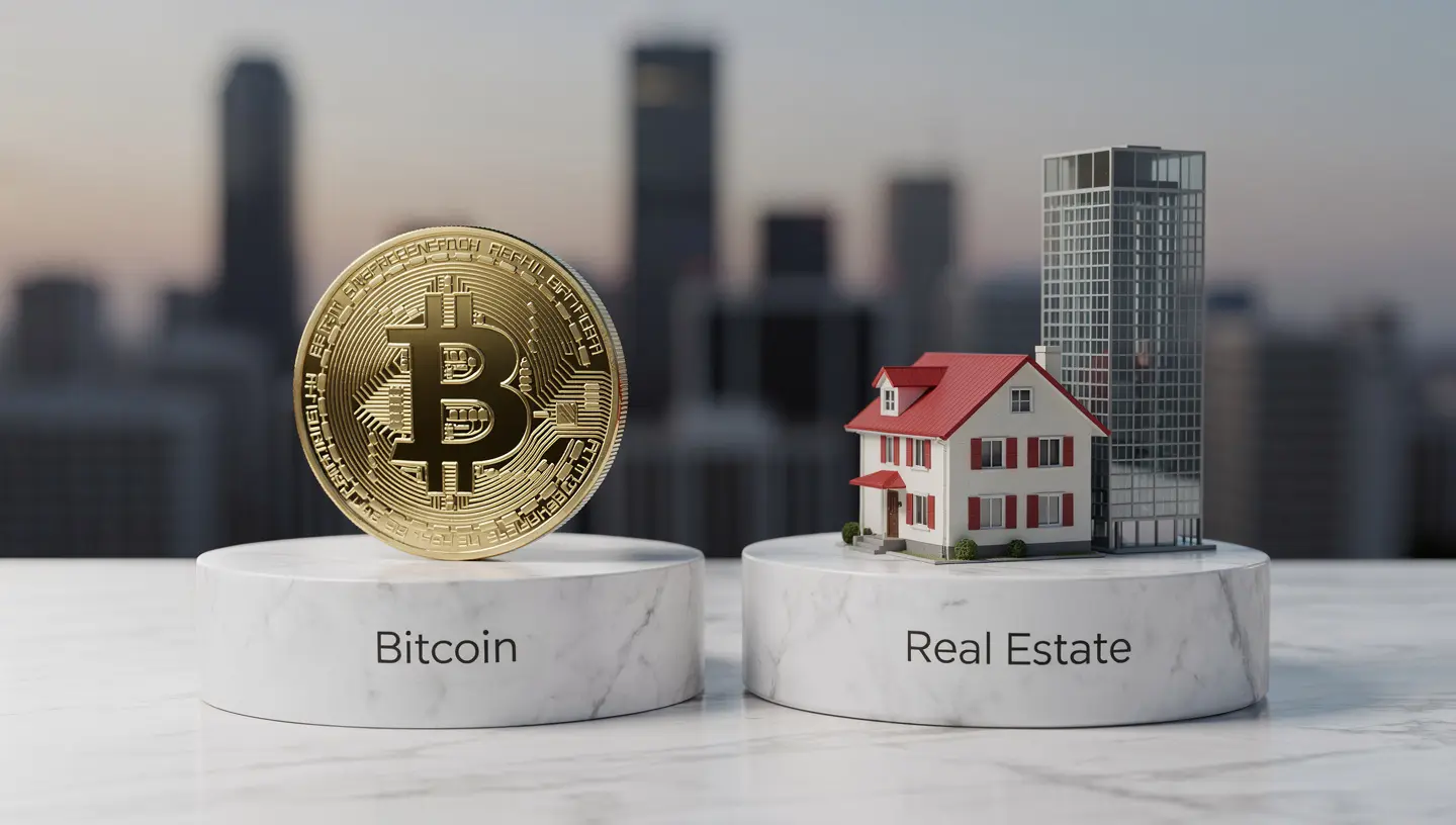 Bitcoin vs. real estate