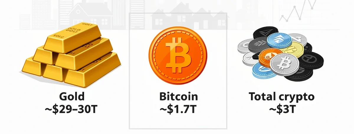 Bitcoin vs gold